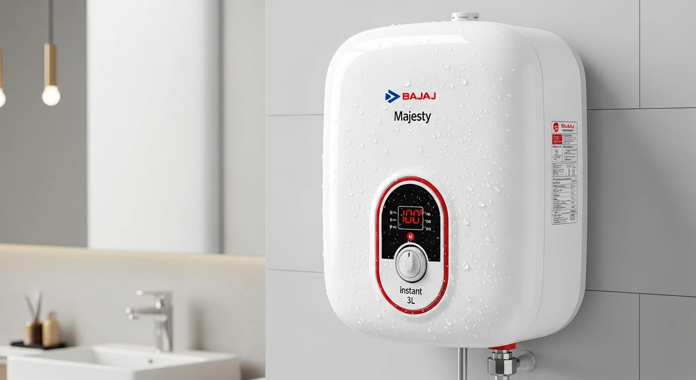Bajaj Majesty Instant 3L Geyser 2025