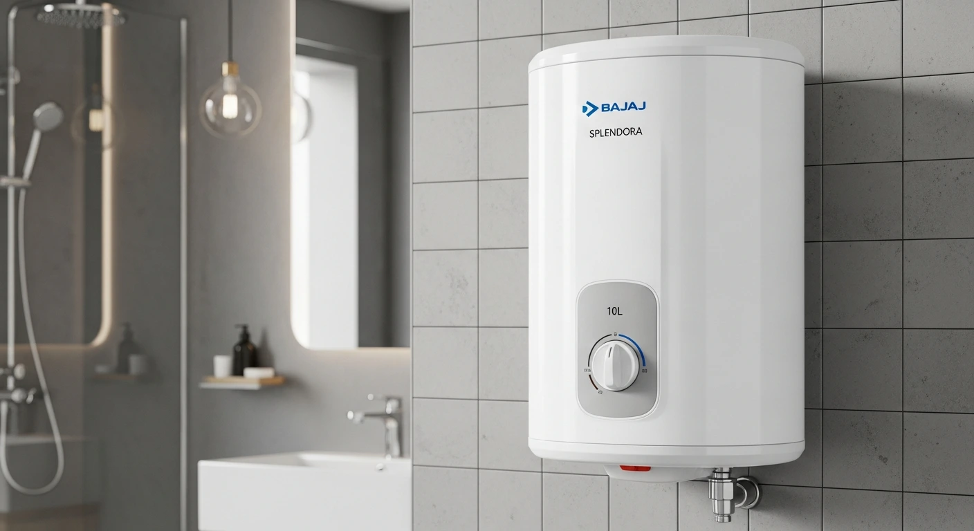 Bajaj Splendora 10L compact storage water heater geyser