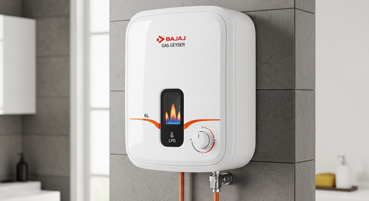 Bajaj Gas Geyser 6L LPG water heater